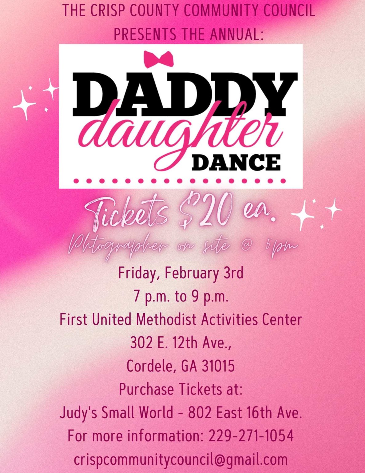 2023 Father Daughter Dance Crisp County GAFCP